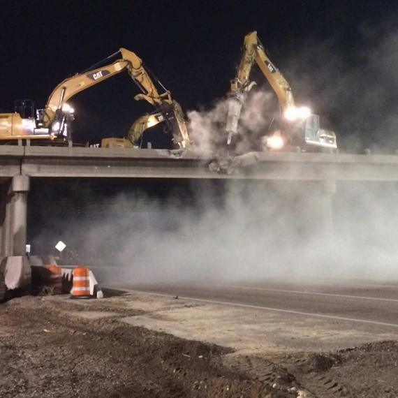 I-84 Meridian IC Bridge Demo 2