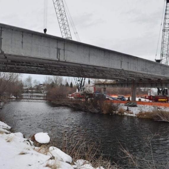 SH-16 Girder Erection over Boise River